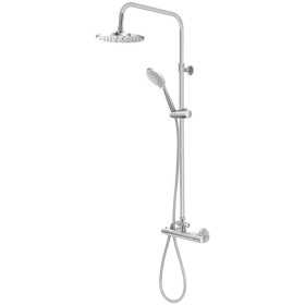 FERIDRAS COLONNA DOCCIA LINEA PLATINUM IN ACCIAIO CROMATO DA CM. 77 a 120