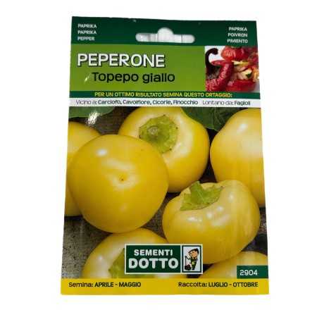 SEMI DI PEPERONE TOPEPO ROSSO GIALLO