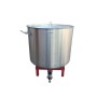 PENTOLONE A CALDAIA IN ACCIAIO INOX CON MANICI LT. 141