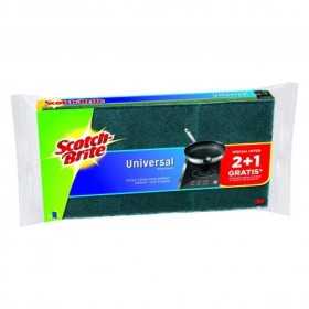 SCOTCH BRITE UNIVERSAL SPUGNA ABRASIVA ANTIGRAFFIO 2+1GRATIS
