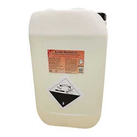 ACIDO CLORIDICO MURIATICO PURO AL 33 KG. 25