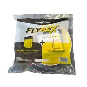 NEWPHARM FLYREX NEW FLY BAG TRAPPOLA CATTURA MOSCA CON ESCA