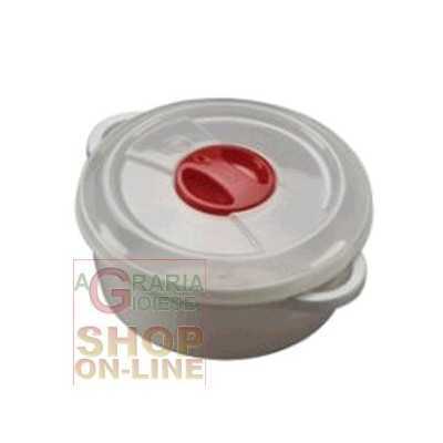PLASTIC CONTAINER FOR MICROWAVE WITH VALVE LT. 1.5