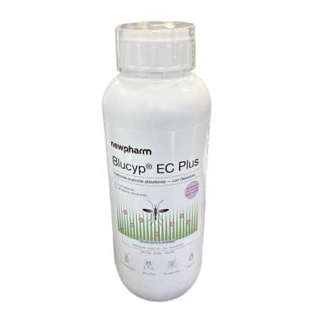 NEWPHARM BLUCYP EC PLUS INSETTICIDA ACARICIDA LIQUIDO A BASE DI