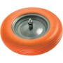RUOTA PU PIENA ANTIFORO PER CARRIOLA 3,50x8 DISCO IN METALLO