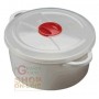 PLASTIC CONTAINER FOR MICROWAVE WITH VALVE LT. 3