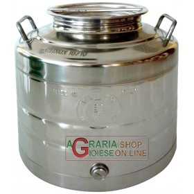 STAINLESS STEEL CONTAINER FOR FOOD LT. 30 HEAVY TYPE WITH