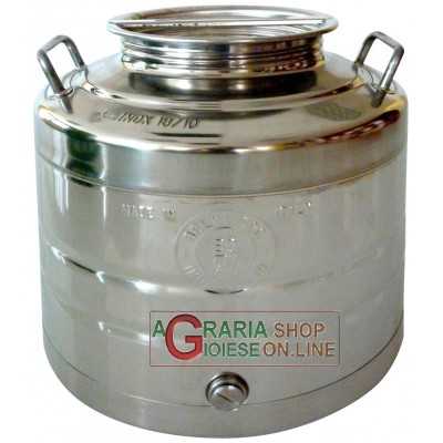 STAINLESS STEEL CONTAINER FOR FOOD LT. 30 HEAVY TYPE WITH