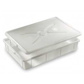 MULTIPLE CONTAINER LT. 18 CM. 60x40x10h. WHITE without lid