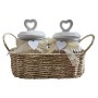 DC CASA BARATT.VETRO CON CESTO 550ML 2PZ 26X14X17
