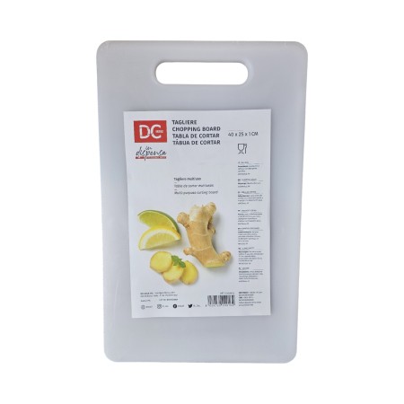DC CASA TAGLIERE PLAST. 40X25X0.9CM BIANCO