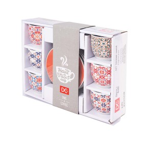 DC CASA TAZZINA CAFFE 90CC+PIATT. 11CM 6PZ MAROCCO