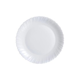 LUMINARC FESTON PIATTO PIANO 25CM BIANCO