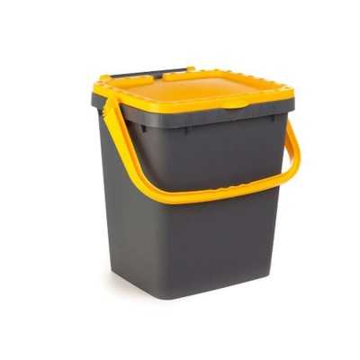 CONTENITORE PER LA DIFFERENZIATA ECOLOGICO COLORE GIALLO LT. 35 