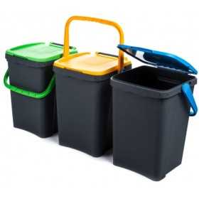CONTAINER FOR ECOLOGICAL SORTING GREEN COLOR LT. 35