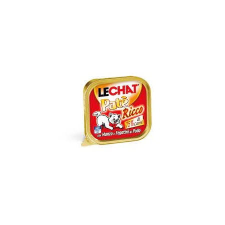 LECHAT RICCO manzo/feg. pollo gr.100