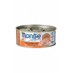 MONGE SUPREME STERILISED. TONNO GRANCHIO gr. 80