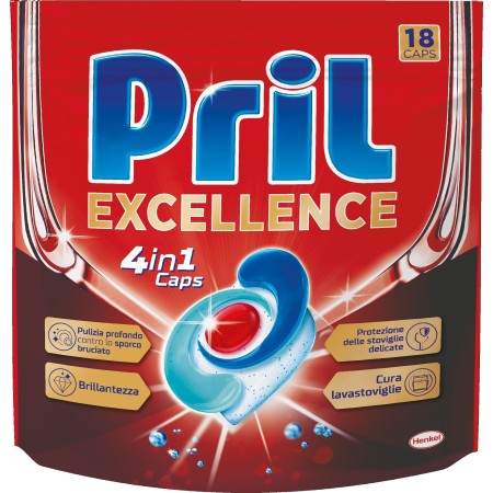 PRIL EXCELLENCE 4IN1 18 CAPS PER LAVASTOVIGLIE