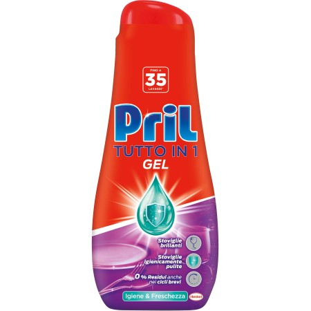 PRIL TUTTO IN 1 GEL LAVASTOVIGLIE IGIENE E FRESCHEZZA 630ML