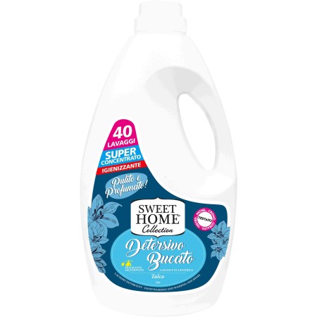 SWEET HOME DETERSIVO LAVATRICE TALCO 40 LAVAGGI