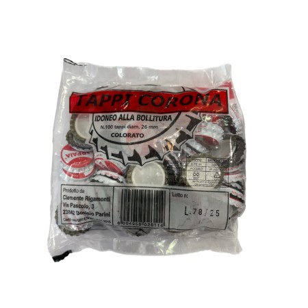 TAPPI A CORONA ARPAIA D26 PER BOTTIGLIE PZ. 100