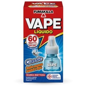 VAPE LIQUIDO RICARICA INSETTICIDA CONTRO ZANZARE E ZANZARE TIGRE 60 NOTTI CLASSIC