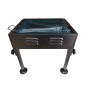 BARBECUE DA TAVOLO A CARBONE IN FERRO CM. 38X30,5