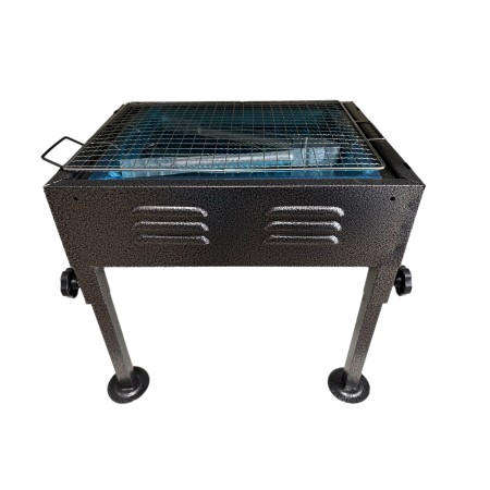 BARBECUE DA TAVOLO A CARBONE IN FERRO CM. 38X30,5