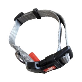 ADJUSTABLE COLLAR IN GRAY NYLON SIZE S MM. 15 NECK CM. 25-40