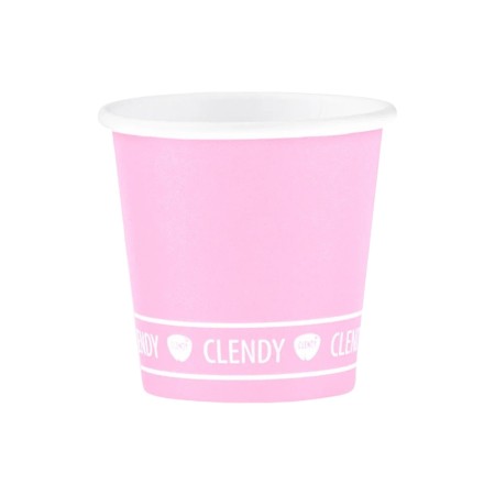 CLENDY BIO BICCH.CAFFE'CARTA 50PZ ROSA