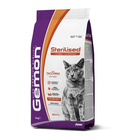 GEMON CAT STER. TACCHINO Kg.2