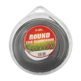 Filo per decespugliatore grigio Quadro ossido di alluminio mm. 4,0 mt 31