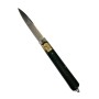 Fraraccio coltello Sfilato manico nero  testa ottone cm. 21 cod. 0436
