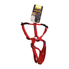 GIMDOG PETTORINA H NYLON 1.5*40-55 CM ROSSO