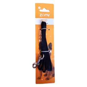 GUINZAGLIO PER CANI IN NYLON NERO MM. 10 CM. 120