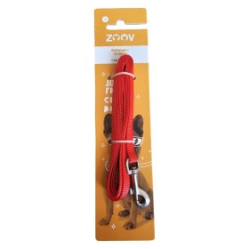 LEASH FOR DOGS IN RED NYLON MM. 10 CM. 120