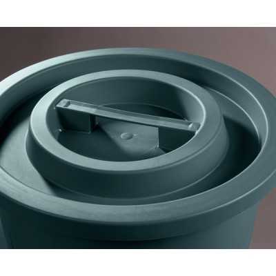 COPERCHIO PER BIDONE NETTEZZA URBANA NERO LT. 120 