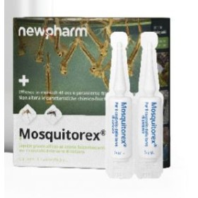 NEWPHARM MOSQUITOREX FIALE IDELA CON LARVE DI