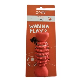 RUBBER PLASTIC BONE WITH TIPS CM. 12