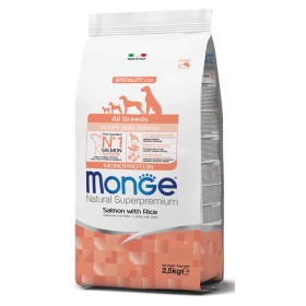 MONGE ALL BREEDS PUPPY & JUNIOR MONOPROTEIN SALMONE CON RISO Kg. 2,5