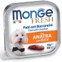 MONGE FRESH PATE AND CHUNKS FOR DOGS WITH DUCK GR. 100