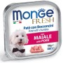 MONGE FRESH PATE AND SMALL CHUNKS FOR DOGS WITH PORK GR. 100
