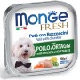 MONGE FRESH PATE AND SMALL CHUNKS FOR DOGS WITH CHICKEN AND VEGETAB...
