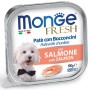MONGE FRESH PATE AND SMALL CHUNKS FOR DOGS WITH SALMON GR. 100