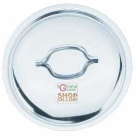 COVER FOR BOILER POT WITH POLISHED STAINLESS STEEL HANDLE CM. 36
