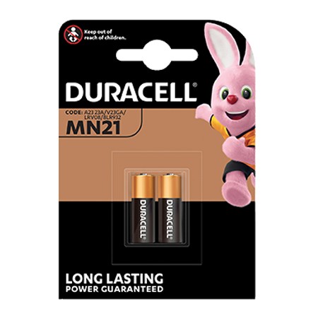 PILE DURACELL-PLUS ALKALINE PHOTO 12V MN 21 PZ. 2