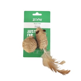 MICE SET WITH SISAL BALL
