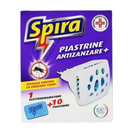 SPIRA ELETTROEMANATORE + 10 PIASTRINE