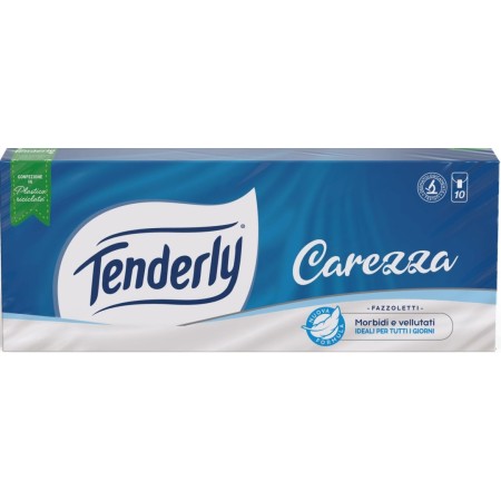 TENDERLY FAZZOLETTI DI CARTA CAREZZA DI LATTE 10 PACCHETTI