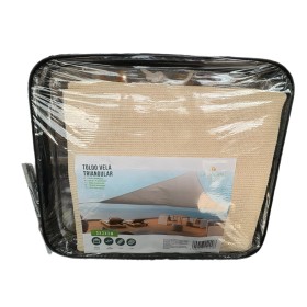 VELA RETE PARASOLE TRIANGOLARE DI COLORE BEIGE